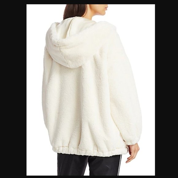 n: PHILANTHROPY NWT Plush Faux Fur Hooded Jacket - Picture 4 of 6